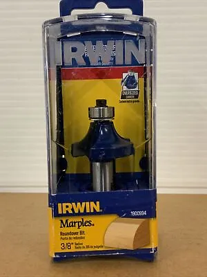 Buy IRWIN MARPLES 3/8  Radius 1/2  Shank  Roundover Router Bit 1900994 BRAND NEW • 9.99$