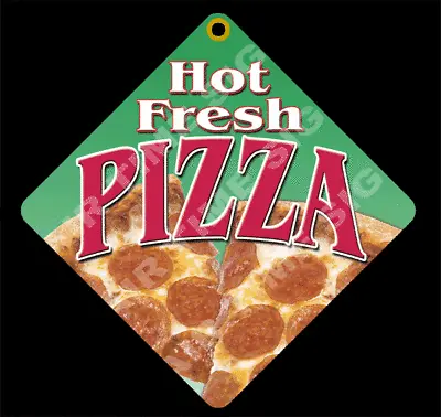 Buy PIZZA Diamond Concession Sign - Trailer, Restaurant 12  X 12  2 Sided • 24.99$