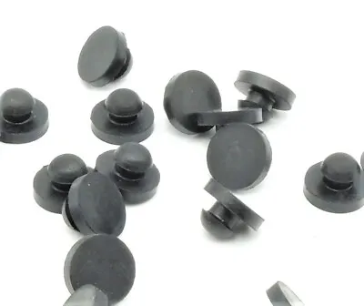 Buy 1/4  Stem Rubber Bumpers  Ridged   9/16” OD X 1/8 Height  Fits 1/16  Panel • 11.78$