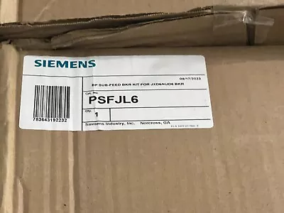 Buy Siemens Psfjl6 Subfeeb Breaker Kit New In Box Ready To Ship • 1,125$