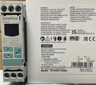 Buy New Sealed Siemens 3UG4616-1CR20 Module 3UG46161CR20 • 197$