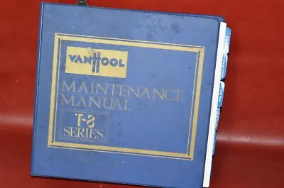 Buy  Van Hool T8 Coach Bus Parts Service Repair Shop Manual Detroit Diesel 8.2L T800 • 299.99$