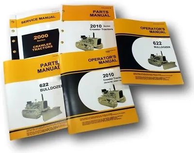 Buy Operators Service Manual Set For John Deere 2010 Crawler Tractor 622 Bull Dozer • 99.57$