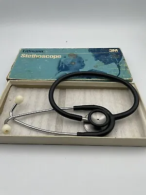 Buy Vintage Littmann Stethoscope 2101 By 3M, With Box Black • 36.99$