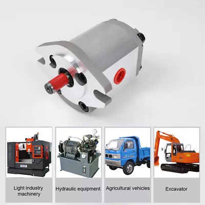 Buy Single Acting Hydraulic Gear Pump 0.8-8ml/r For Argicultural Vehicles Excavator • 59.99$