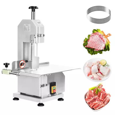 Buy Electric Bone Saw Machine Commercial Frozen Meat Cutting Machine, 5 Saw Blades • 449.99$