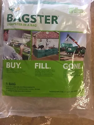 Buy Waste Management Bagster 3CUYD Dumpster In A Bag • 25$