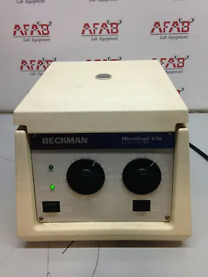Buy Beckman 365606 Microfuge Lite Centrifuge W/F1802 Rotor • 295$