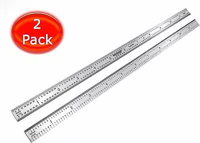 Buy Benchmark Tools 2ea 12  5R Flexible Machinist Ruler Grad Brushed Stainless Steel • 10.99$