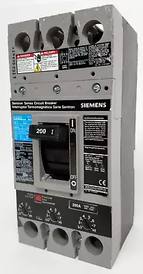 Buy FXD63B200 Siemens 200 Amp Circuit Breaker 600V *Next Day Option* NEW TAKEOUT • 699.99$