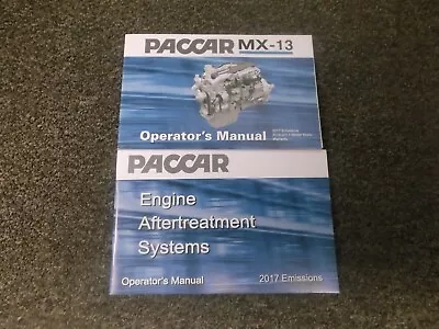 Buy 2016-2017 Peterbilt 579 586 384 389 388 367 365 Paccar MX-13 Engine Owner Manual • 89.79$
