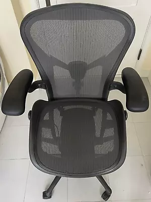Buy Herman Miller Aeron Chair Size B Fully Loaded  Posturefit Support • 450$