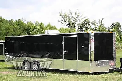 Buy New 2023 8.5x24 8.5 X 24 V-nosed Enclosed Race Cargo Car Toy Hauler Trailer • 20,795$