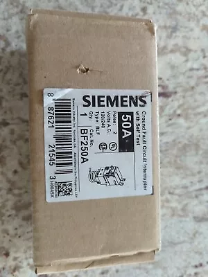Buy Siemens BF250A 50A 10kAIC @ 240V 2-Pole GFI Bolt-On Circuit Breaker • 124.99$