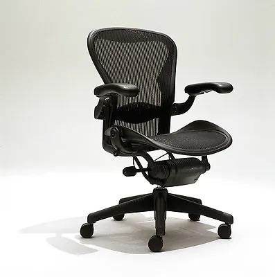 Buy 10Herman Miller Aeron Mesh Office Desk Chair Medium Sz B Fully Adjustable Lumbar • 5,779.80$