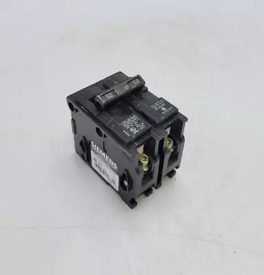 Buy Siemens Q250 Plug-On Circuit Breaker 50A 120/240V 2P 1PH Type QP 50 AMP 2 Pole • 20$