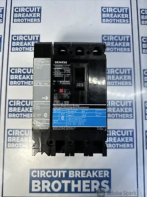 Buy Siemens ED43B125 125 Amp 480V 3 Pole Shunt Trip S01ED60 Circuit Breaker-Warranty • 449.99$