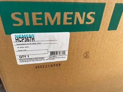 Buy Siemens HCP367H 800 Amp 600v Panelboard Panel Disconnect Switch (NEW) • 4,798.80$