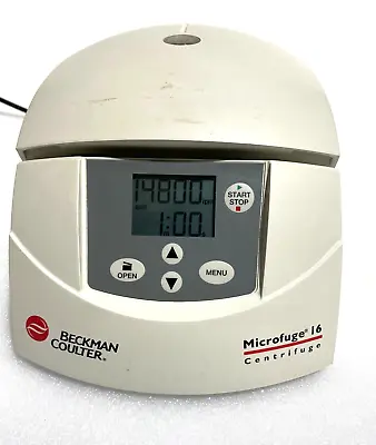 Buy BECKMAN COULTER Microfuge 16 Centrifuge W/ Rotor & Lid A46473. • 188$