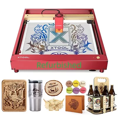 Buy (Refurbished) XTool D1 Pro 10W Laser Engraver, Higher Accuracy Engraving Machine • 329.99$
