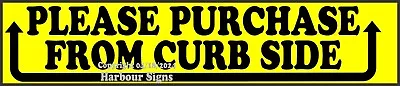 Buy Ice Cream Please Purchase Curb Side Vinyl Decal 24x5 Inch Concession Food Truck • 19.99$