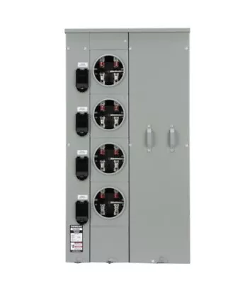 Buy Siemens 4-Gang 600A 225 Amp RING-TYPE UNI-PAK WP6412 Meter Socket • 4,195$