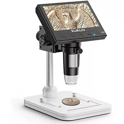 Buy Coin Microscope 4.3  LCD Digital Microscope 1000x USB Coin Microscope W/Lights  • 43.88$