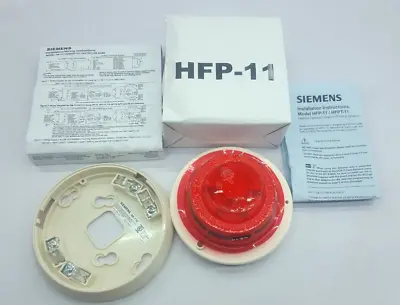 Buy Siemens Hfp-11 Fire Alarm Smoke Detector 500-033290 With Base Db-11e • 117.50$