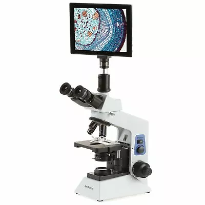 Buy Amscope 40X-1000X Trinocular Compound Microscope+9.7  Touchscreen Imaging System • 1,132.99$
