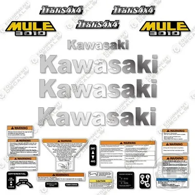 Buy Fits Kawasaki Mule 3010 Decal Kit Utility Vehicle - Aftermarket  • 104.95$