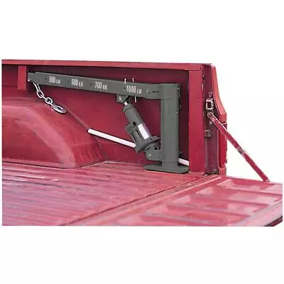 Buy Pick Up Truck Bed Crane Swivel Load Lift Boom Hydraulic Hoist 1/2 Ton Capacity • 176.59$