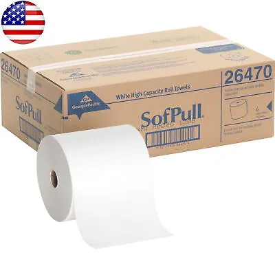 Buy Paper Towel Rolls Hardwound Core Mechanical Touchless Recycled 2-Ply Absorbency • 92.57$