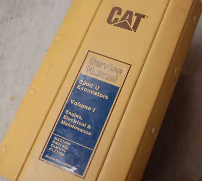 Buy CAT Caterpillar 320C Excavator Repair Service Manual Trackhoe Engine Crawler OEM • 256.75$
