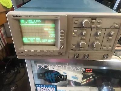 Buy TEKTRONIX TAS455 DUAL TRACE OSCILLOSCOPE 60 MHZ, Tested For Power Only  • 140$
