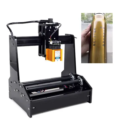 Buy Portable 15W Cylindrical Laser Engraving Machine Desktop Metal Engraver Printing • 261.35$
