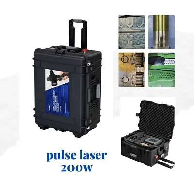 Buy SFX Handheld Trolley Pulse Laser Cleaner 200W For Oil Paint Coating Rust Removal • 14,199$