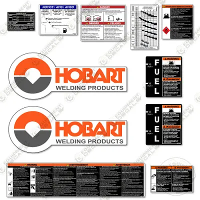 Buy Fits Hobart Champion Elite Decal Kit Welder/Generator Replacement Stickers • 74.95$
