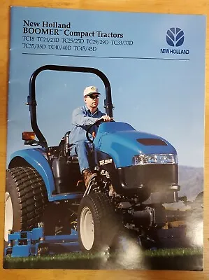 Buy New Holland BOOMER Sub-compact Tractors Brochure . TC18 Thru TC45/45D • 17.99$