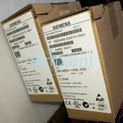 Buy New 1PC 6SE6440-2UD13-7AA1 Siemens MICROMASTER 440 INVERTER Free Shipping/* • 364$