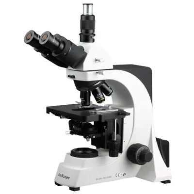 Buy Amscope 40X-2500X Plan Infinity Laboratory Trinocular Compound Microscope • 798.99$