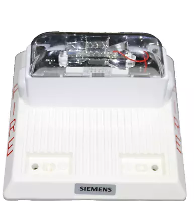 Buy SIEMENS HS-MC-W - White Wall Mount Fire Alarm Horn Strobe • 112.74$