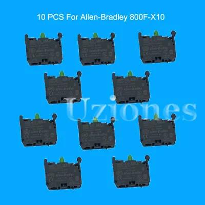 Buy 10 X For Allen-Bradley 800F-X10 Series A 800F Push Button Contact Block 690V 10A • 52.38$