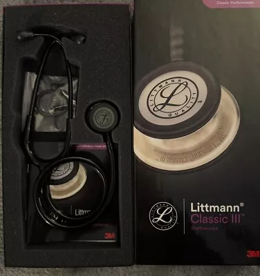 Buy Littmann Stethoscope Classic Iii In Black • 85$
