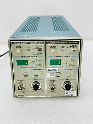 Buy Tektronix TM502A Power Module Mainframe W/ X2 AM 503B Current Probe Amplifier • 529.99$