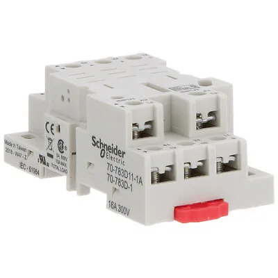 Buy Schneider Electric 70-783D11-1A Relay Socket,Finger Safe,Square,11 Pin • 12.29$