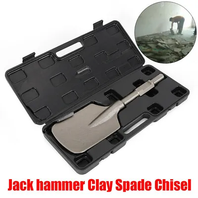 Buy Jack Hammer Clay Spade Shovel Chisel Bit 1.18in Demolition Hammer Tool Silver • 43.11$