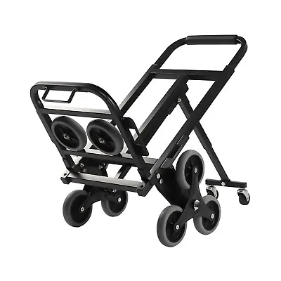 Buy Heavy Duty Stair Climbing Cart Folding Hand Truck Dolly W/ Wheels 551lb Capacity • 56.50$