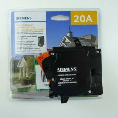 Buy Siemens 20A Plug-On Neutral Combination Type Arc-Fault Circuit Interrupter NEW • 37.99$
