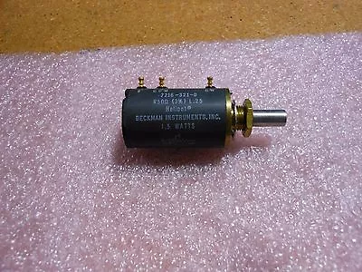 Buy Beckman Variable Resistor Part # 7216-321-0  Nsn: 5905-00-921-5091 • 32.75$