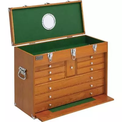 Buy Grizzly T33970 26  Series 10-Drawer Red Oak Tool Chest • 493.95$